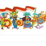 Google Ikut Rayakan HUT RI ke-79 dengan Parade di Google Doodle