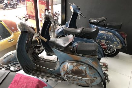 Motor Vespa Klasik Yang Paling Sulit Dicat Ulang