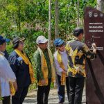 Presiden Joko Widodo melakukan peninjauan sekaligus pencanangan kawasan Wanagama Nusantara yang berada di Zona Rimba Kota B Kawasan Inti Pusat Pemerintahan (KIPP), Ibu Kota Nusantara (IKN), pada Jumat, 13 September 2024. Foto: BPMI Setpres/Kris